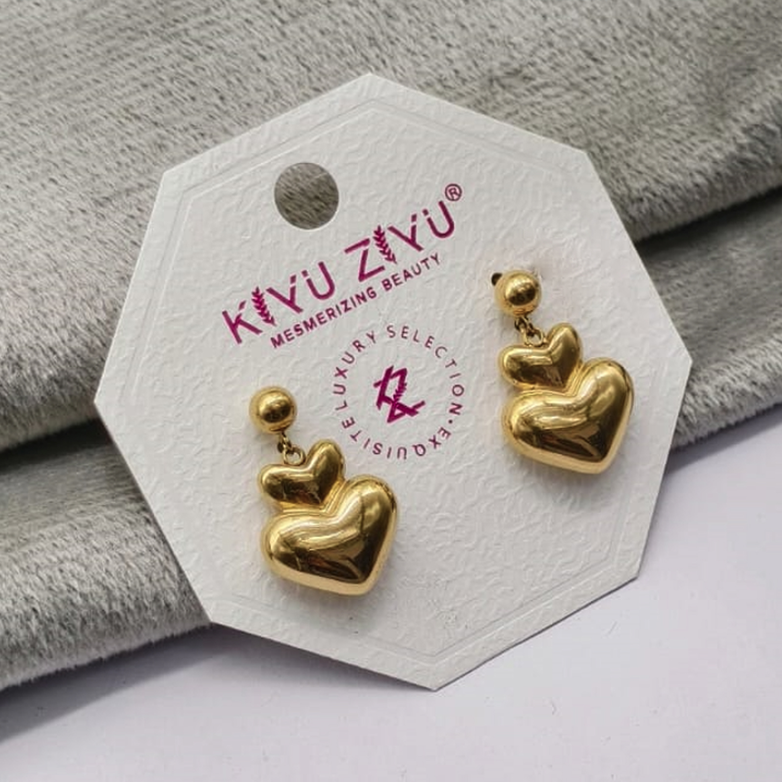 Little hearts earring