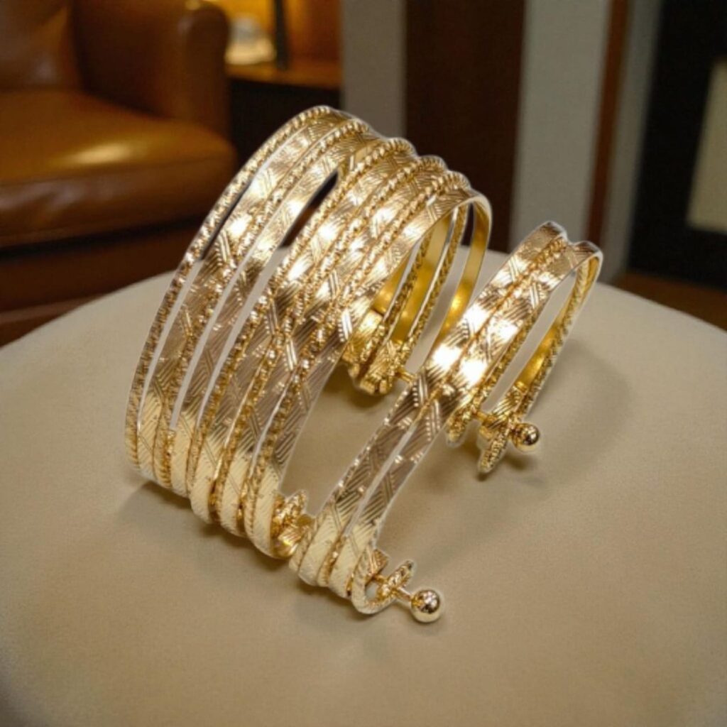 Pharaoh’s Coil Cuff